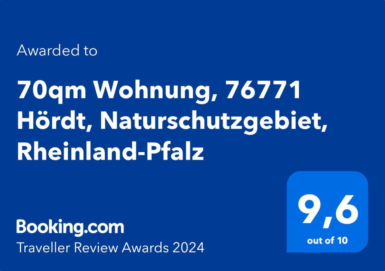 70Qm Wohnung, 76771 Hoerdt, Naturschutzgebiet, Rheinland-Pfalz Hordt Exterior photo